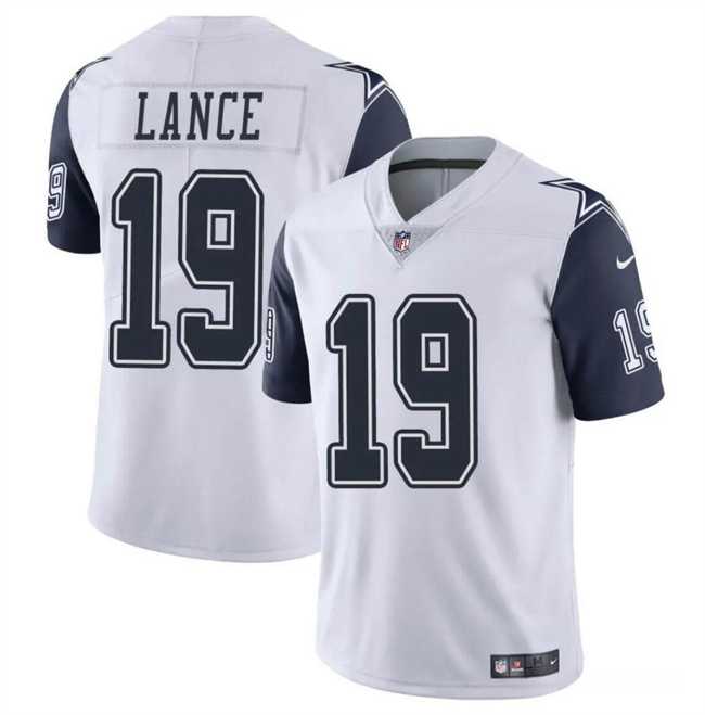 Men & Women & Youth Dallas Cowboys #19 Trey Lance White Color Rush Limited Stitched Jersey,We sell and wholesale Men & Women & Youth Dallas Cowboys #19 Trey Lance White Color Rush Limited Stitched Jersey on line form chian!